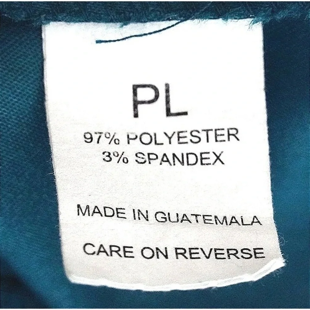 Briggs Pant Suit Womens PL Teal Blue Faux Suede Zip Jacket‎ Straight Leg 2 Piece